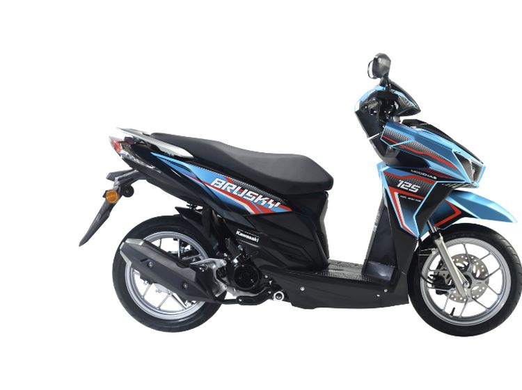 Lihat Lebih Dekat Kawasaki Brusky 125, Sang Penantang Honda Vario 125