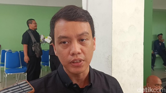 Mahasiswa PPDS Undip, Angga Rian saat diwawancara di FK Undip, Tembalang, Semarang, Senin (2/9/2024).