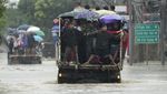 Penampakan Filipina Banjir Usai Diterjang Badai Tropis Yagi
