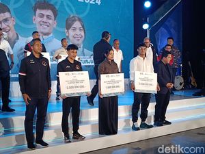 Bonus Total Rp 6 Miliar untuk Para Peraih Medali Olimpiade 2024