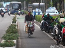 Potret Jalur Sepeda yang Jadi Bahasan di Pilgub Jakarta