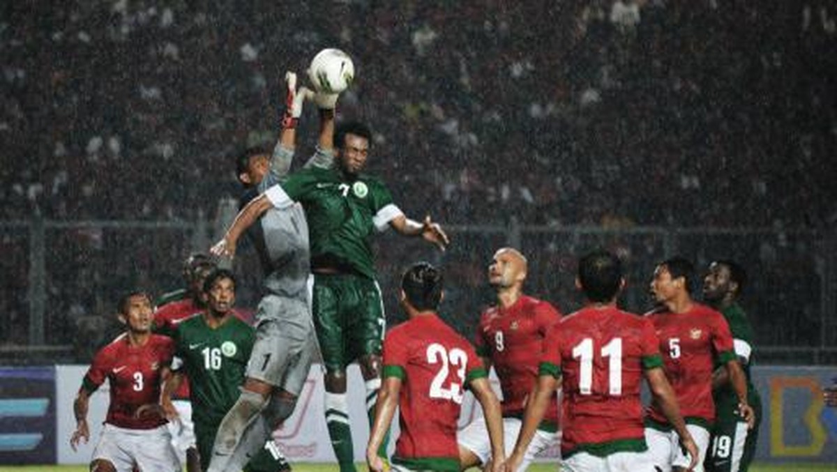 Timnas Indonesia belum pernah menang melawan Arab Saudi. (Foto: AFP/BAY ISMOYO)