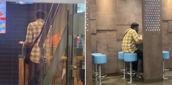 Wanita Ini Traktir Burger Tukang Pulpen, Netizen Terharu