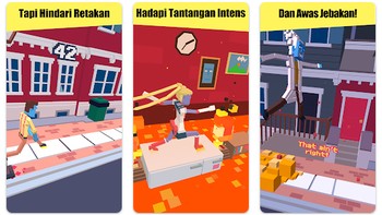 Siapa di sini yang mengaku handal dalam bermain game? Coba buktikan kehebatan kalian dalam bermain Steppy Pants. Foto: (Google Play Store).