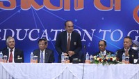 Acara PKKMB ini dihadiri oleh sejumlah tokoh penting, termasuk Ketua Pembina Yayasan Pendidikan dan Pembina UP (YPPUP), Dr. (HC) Ir. Siswono Yudohusodo, Ketua Pengawas YPPUP Jenderal TNI (Purn) H. Agum Gumelar, serta Rektor Universitas Pancasila Prof. Dr. Ir. Marsudi Wahyu Kisworo, IPU.  