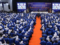 Begini Momen Penyambutan Ribuan Mahasiswa Baru di UP