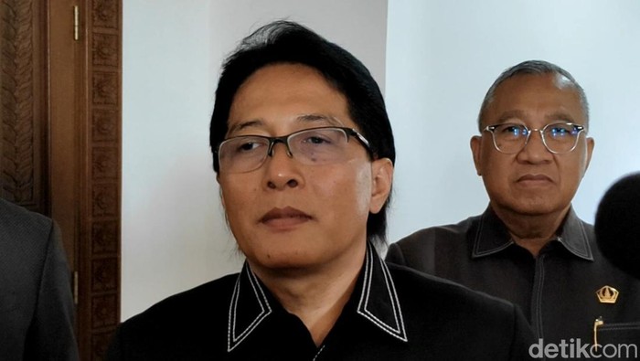 Bupati Badung I Nyoman Giri Prasta ditemui di Puspem Badung, Senin sore (2/9/2024). (Agus Eka/detikBali)