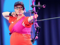 Jodie Grinham, Atlet Panahan Paralimpiade Sabet Medali saat Hamil 7 Bulan