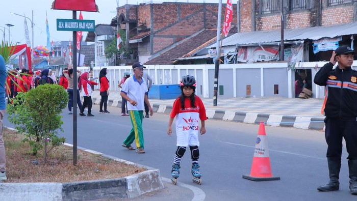 Kawasan CFD di Jalan H Husni Kecamatan SU I Palembang