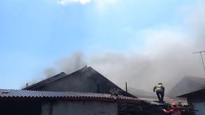Kebakaran di Sukabumi.