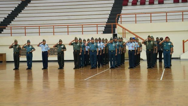 Korps Kenaikan Pangkat 86 Pati TNI di GOR Ahmad Yani Mabes TNI Cilangkap, Jakarta Timur, Selasa (3/9/2024). Foto: Dok. Istimewa