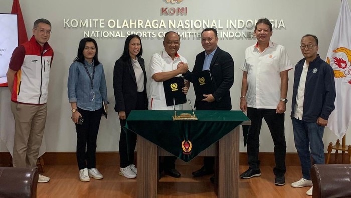 Komite Olahraga Nasional Indonesia (KONI) baru saja menjalin kerjasama dengan Lembaga Pengelola Dana dan Usaha Keolahragaan (LPDUK) Kemenpora untuk mengelola dana komersial PON 2024.