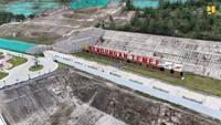 Status Bendungan Temef saat ini sudah selesai dan siap untuk diresmikan.  