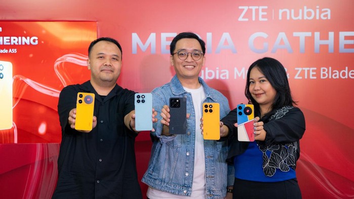Peluncuran ZTE Nubia Music dan Blade A55