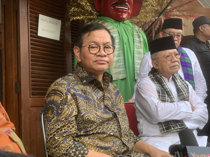 Pramono Anung seusai mengunjungi Museum MH Thamrin, Salemba, Jakpus, Selasa (3/9/2024).