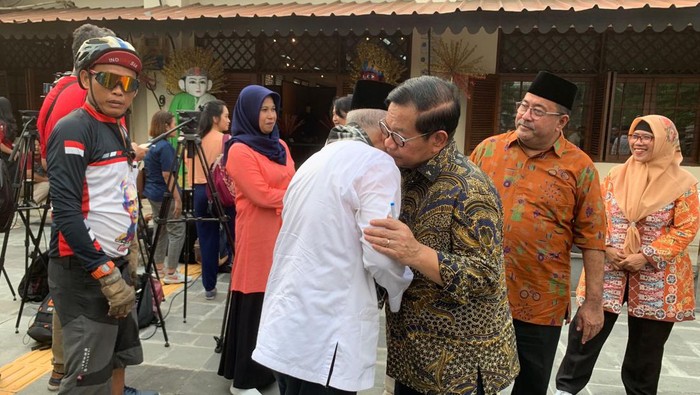 Pramono-Rano Karno disambut langsung Fauzi Bowo
