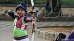 Serunya Latihan Memanah di Jakarta Utara