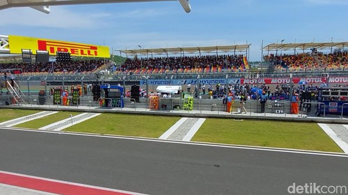 Suasana Sirkuit Mandalika di Lombok Tengah, NTB, beberapa waktu lalu. (Nathea Citra/detikBali)
