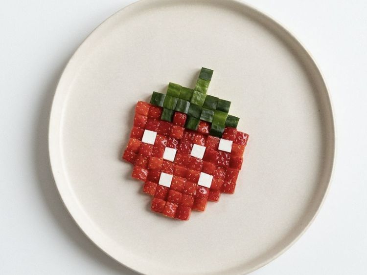 10 Food Art Estetik Buatan Seniman Prancis, Ada Seni Piksel!