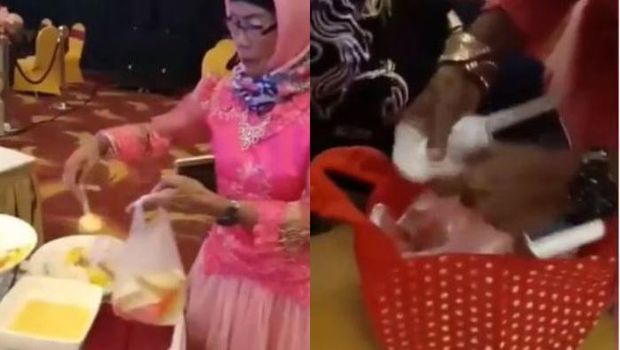 5 Aksi Emak-emak Bungkus Makanan Ini Sempat Bikin Heboh