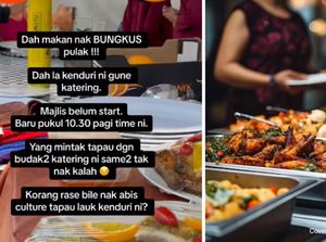 5 Aksi Emak-emak Bungkus Makanan Ini Sempat Bikin Heboh
