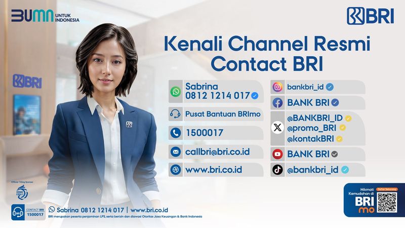 Channel Resmi BRI