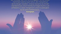 Salah satu tanda dekatnya hari Kiamat adalah munculnya sosok Imam Mahdi. Kemunculannya dijelaskan dalam beberapa hadist dari Rasulullah SAW. Kenali ciri-cirinya. (Zaki Alfarabi/detikcom)