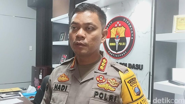 Kabid Humas Polda Sumut Kombes Hadi Wahyudi. (Finta Rahyuni/detikSumut)