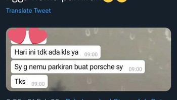 Buat Porsche saya. Foto: X/kekocakandunia