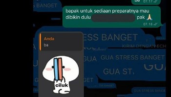 Jadi main ciluk ba. Foto: X/kekocakandunia