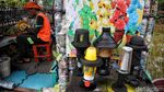 Keren! Sampah Plastik Disulap Jadi Lampu Hias