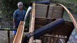 Kreatif, Petani Bikin Kincir Air untuk Atasi Kekeringan di Ciamis