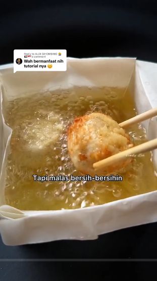 masak pakai kertas viral di TikTok