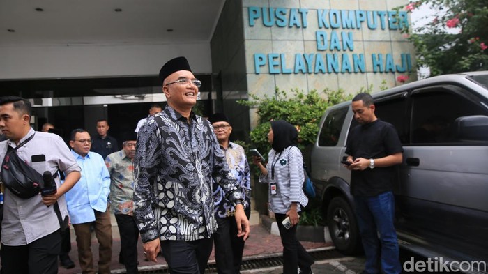 Panitia Khusus (Pansus) Angket Penyelenggaraan Haji 2024 DPR RI melakukan inspeksi mendadak (sidak) ke Kantor Sistem Informasi dan Komputerisasi Haji Terpadu (Siskohat), Jakarta, Rabu (4/9/2024).