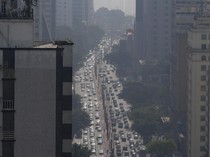 Penampakan Sao Paulo Brasil Dikepung Asap Beracun