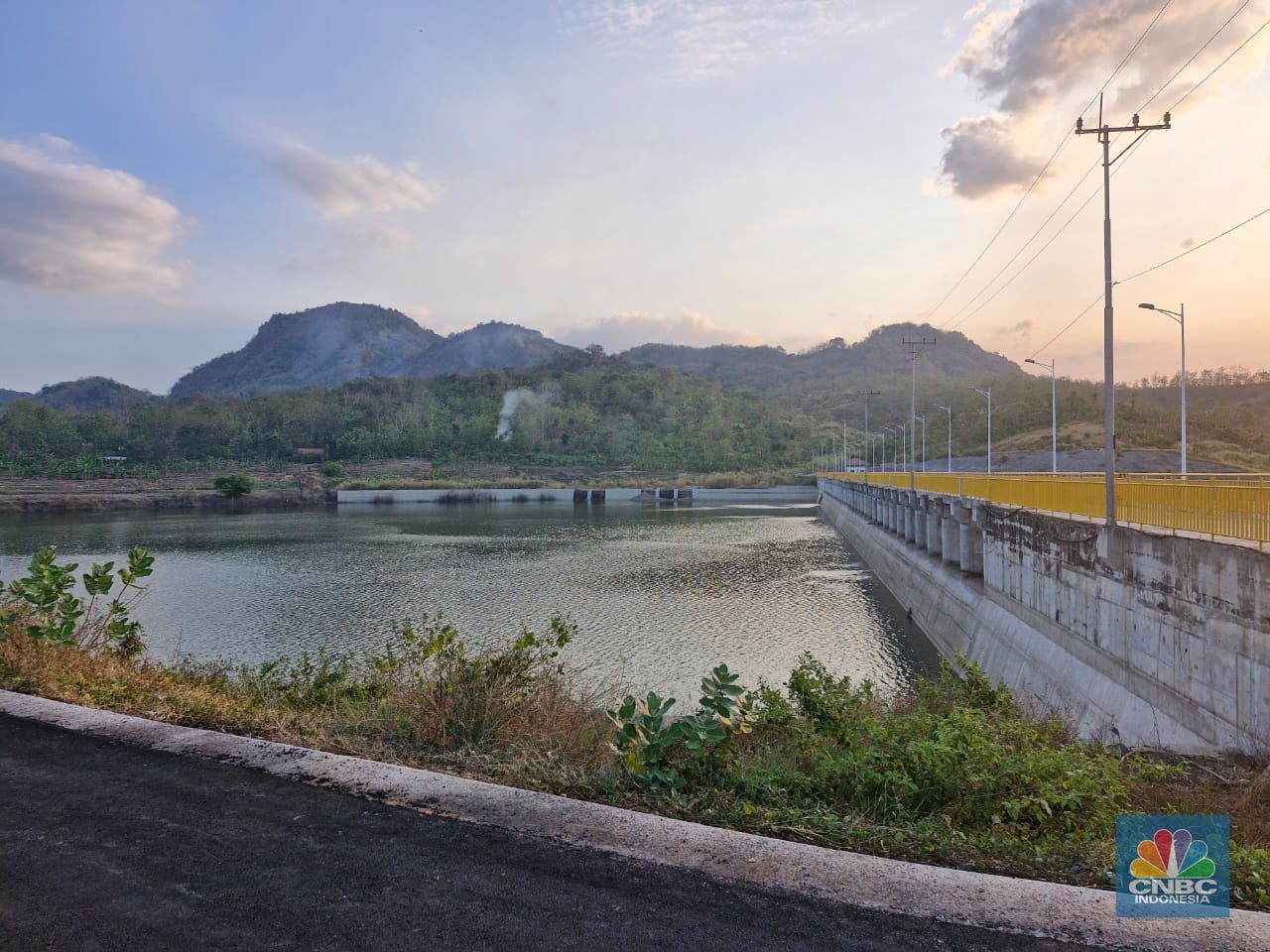 PLTA Jatigede milik PT PLN. (CNBC Indonesia/Verda Nano Setiawan)