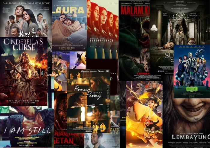 Poster daftar film September 2024.