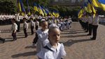 Potret Anak-anak Ukraina Kembali Sekolah di Tengah Serangan Rusia