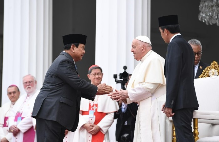Prabowo salami Paus Fransiskus (dok. Instagram Prabowo)