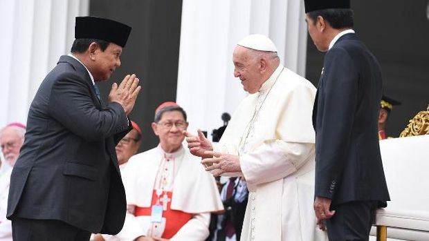 Prabowo salami Paus Fransiskus (dok. Instagram Prabowo)