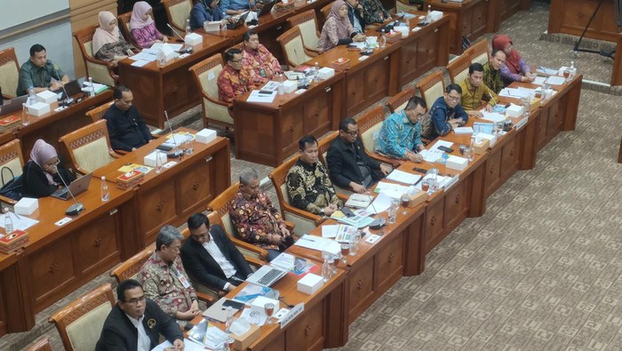 RDP Komisi III DPR RI dengan Sekjen Mahkamah Agung (MA), Mahkamah Konstitusi (MK) dan Komisi Yudisial (KY) (Dwi-detikcom)