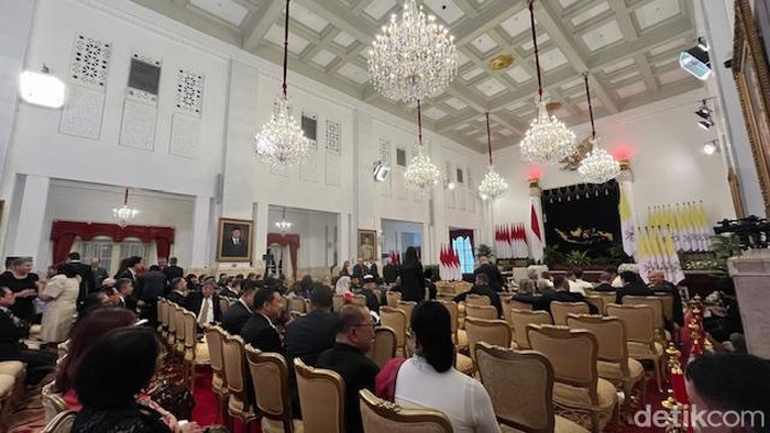 Sejumlah tamu negara mulai dari tokoh agama hingga para duta besar sudah berada di Istana Negara jelang kedatangan Paus Fransiskus. (Eva/detikcom).