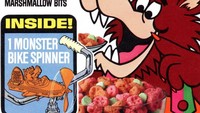 General Mills Fruit Brute Monster diproduksi tahun 1975 ini populer dengan perpaduan sereal dan marshmallows. Saking ingin bernostalgianya, kemasan sereal ini terjual sebagai benda koleksi seharga Rp 122 juta. Foto: Oaquip