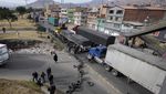 Sopir Truk di Kolombia Blokir Jalan, Protes BBM Mahal!