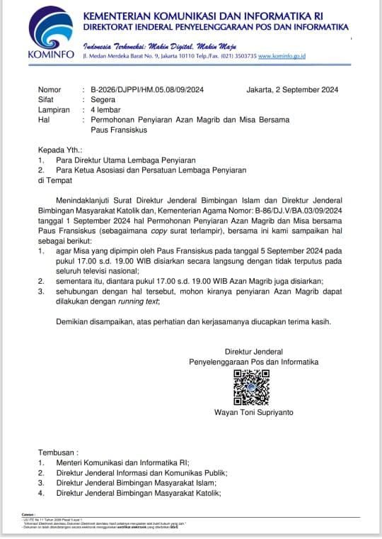 surat kemenag