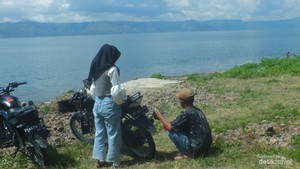 Ini Danau Toba dari Pantai Yekho Silalahi