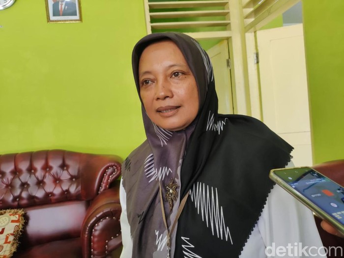 Kepala Sekolah SMPN 1 Saptosari, Gunungkidul, Emy Indarti, saat ditemui Rabu (4/9/2024).