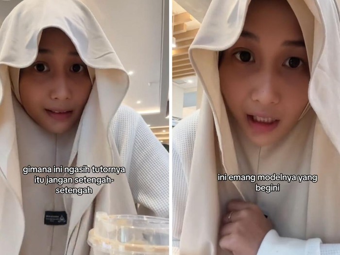 Wanita ini mencoba memakai hijab instan hasilnya malah mirip dengan valak, membuatw arganet ngakak. Postingan tersebut langsung viral di TikTok