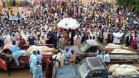 Seperti diketahui, Boko Haram dan kelompok jihad lainnya telah melancarkan pemberontakan selama 15 tahun di timur laut Nigeria yang telah menewaskan lebih dari 40.000 orang. (REUTERS/Stringer)  