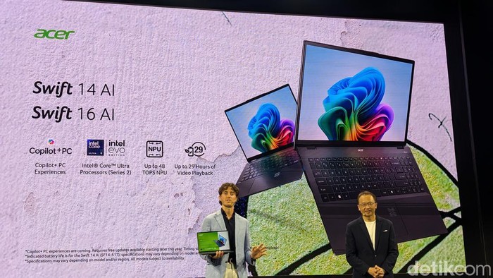 Acer Swift 14 AI dan Swift 16 AI